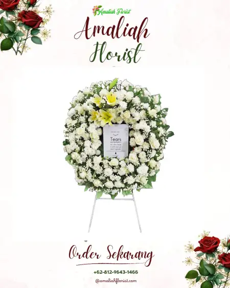 Krans Bunga Duka Tegal Barat